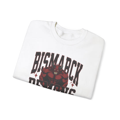 Personalized Muscle Mascot Sweatshirt – Bold Custom School Colors & Game Day Power Look