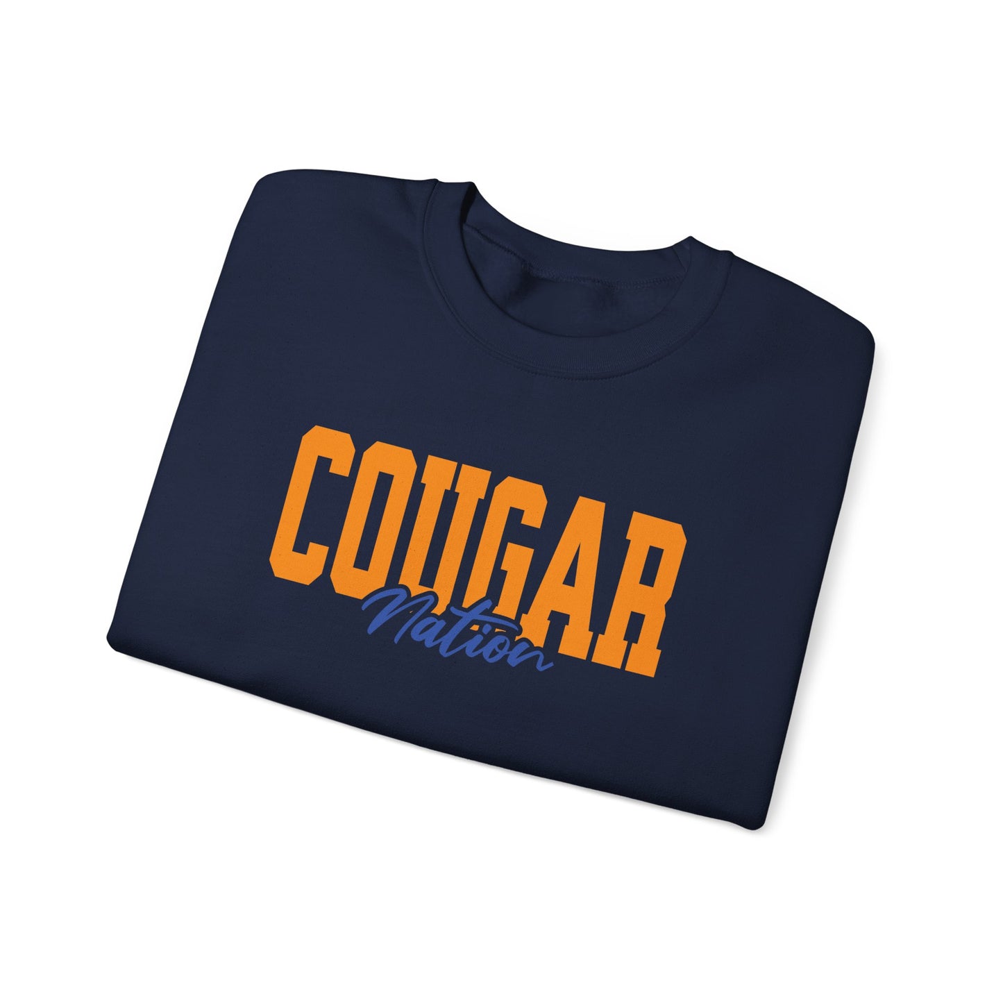 Personalized Team Mascot Nation Crewneck – Custom School Colors & Collegiate Font
