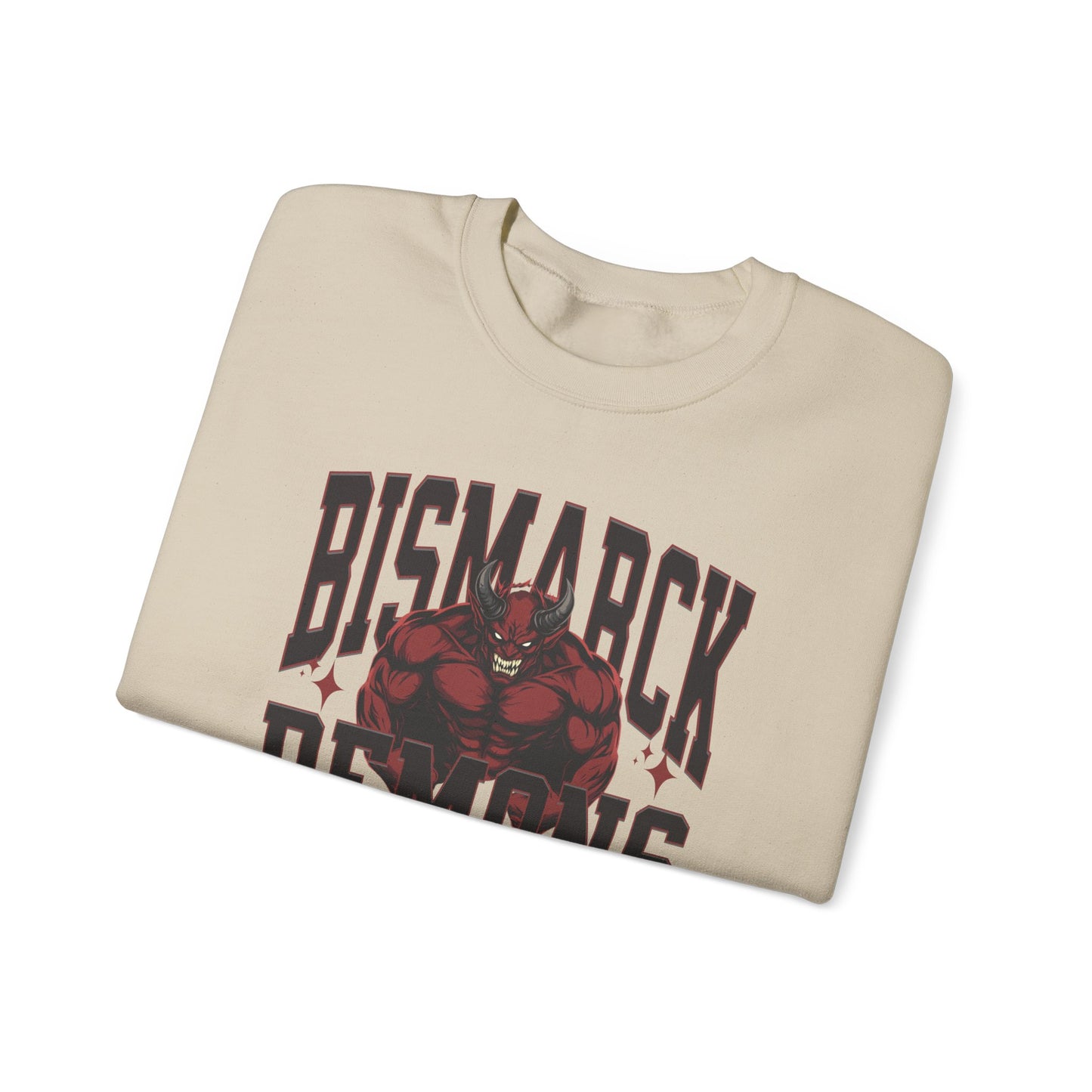 Personalized Muscle Mascot Sweatshirt – Bold Custom School Colors & Game Day Power Look