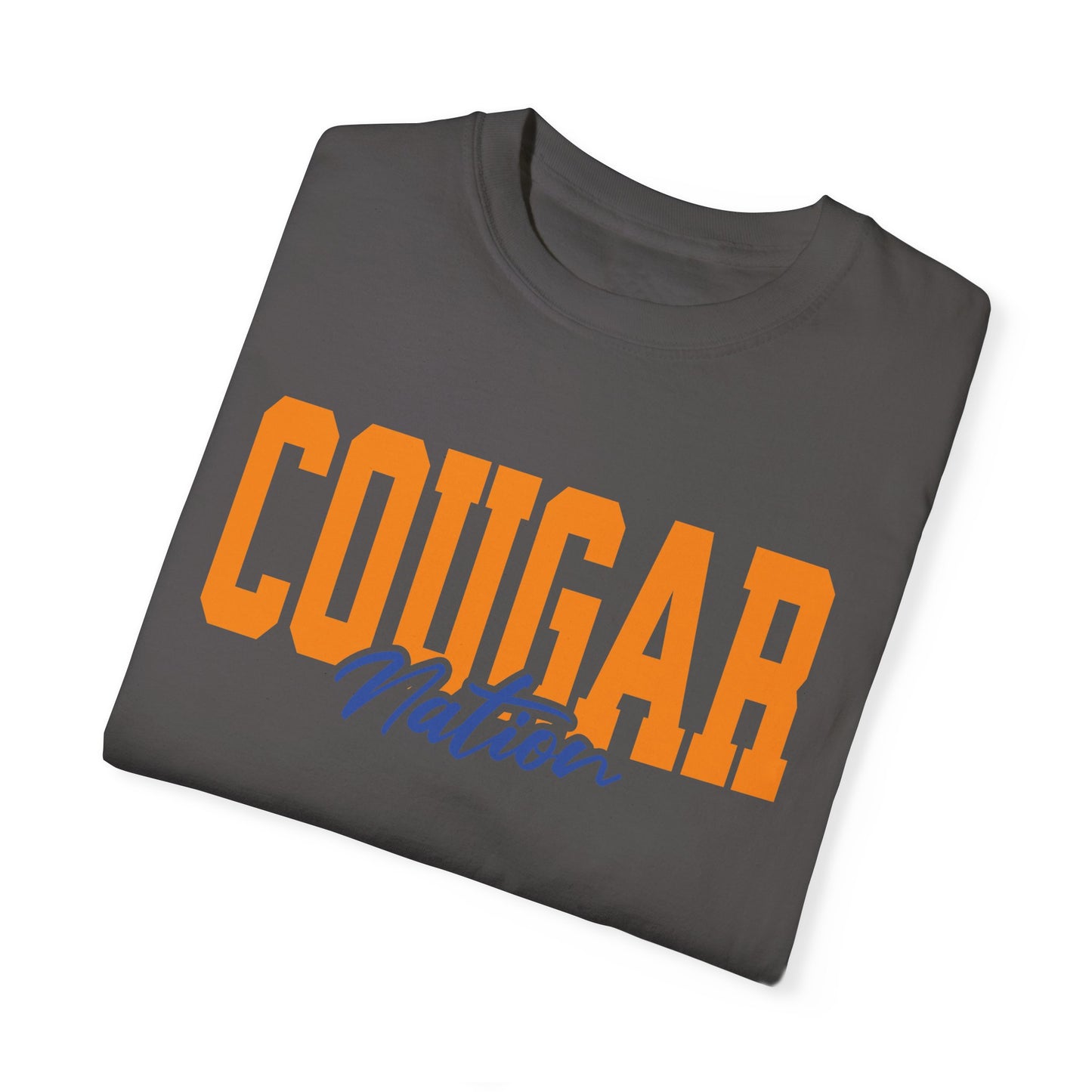 Personalized Team Mascot Nation T-Shirt – Custom School Colors & Collegiate Font