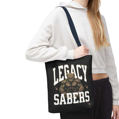 Personalized Muscle Mascot Game Day Tote – Custom School Colors & Bold Collegiate Design