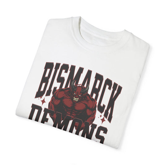Personalized Muscle Mascot T-Shirt – Bold Custom School Colors & Game Day Power Look