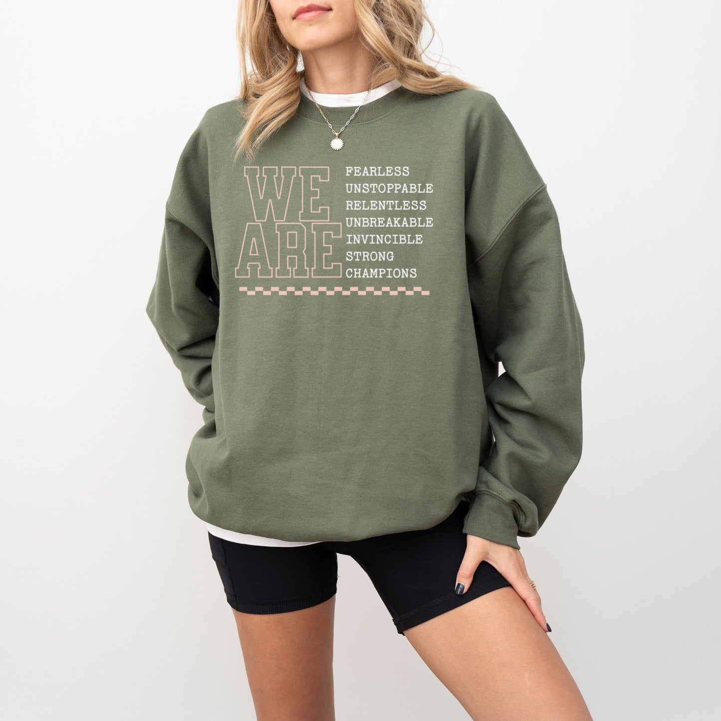 🏆 Motivational Sports Crewneck Sweatshirt | Game Day Athletic Sweatshirt for Basketball, Soccer, Wrestling & More!