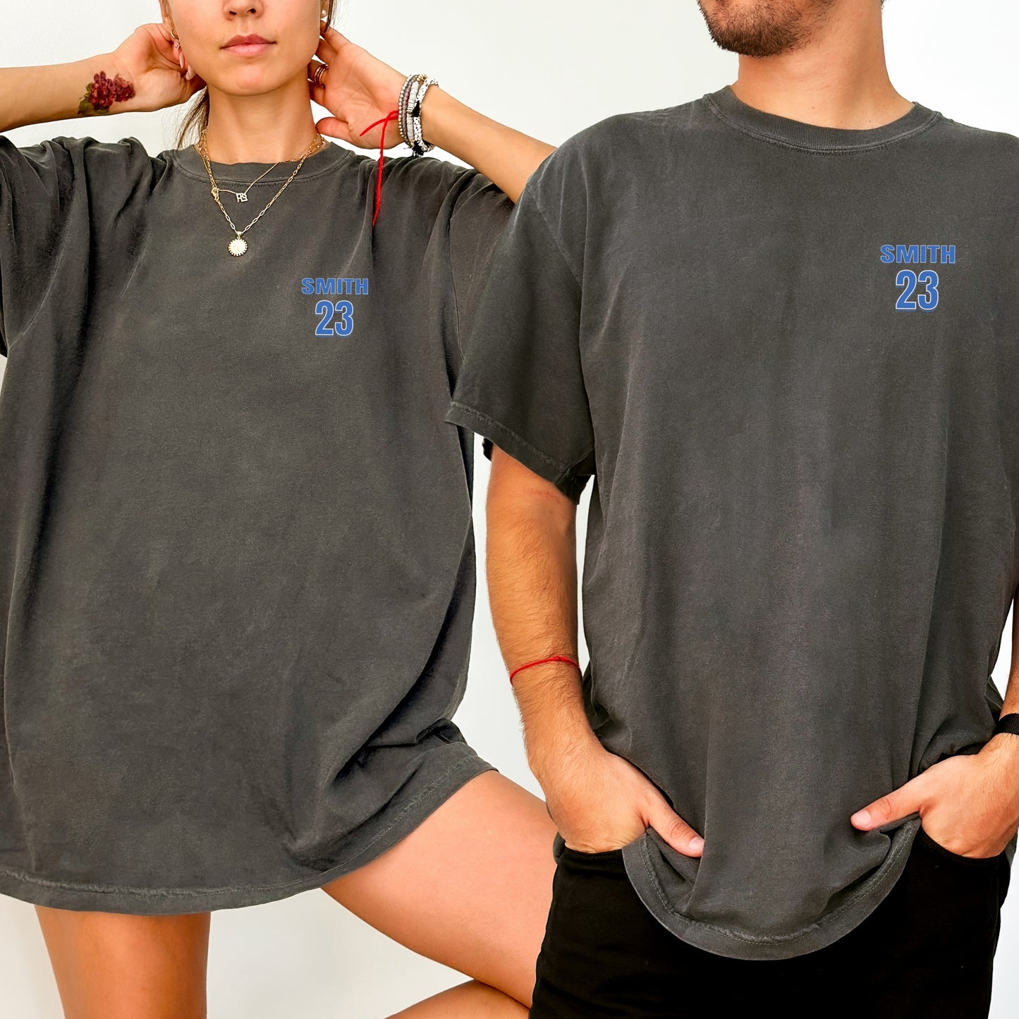 Personalized Men's Soccer T-Shirt – Custom Team Mascot, Name, Number & School Colors – Game Day Shirt for Players & Fans
