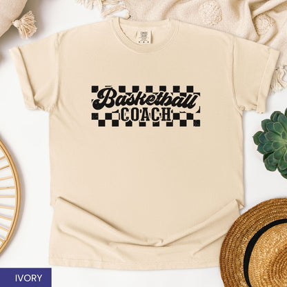 Personalized Retro Basketball T-Shirt – Custom Basketball Coach, Mama, Dad & More