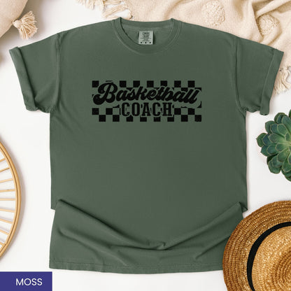 Personalized Retro Basketball T-Shirt – Custom Basketball Coach, Mama, Dad & More